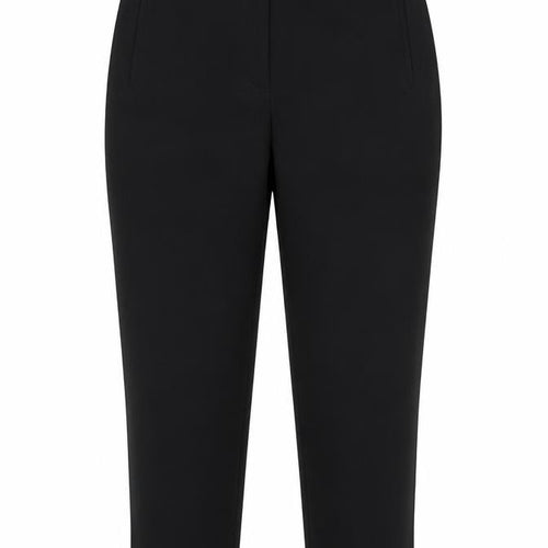 Miss Selfridge Women Black Slim Tailored Ankle Trousers Size 10
