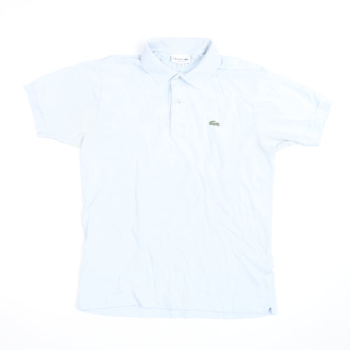 Lacoste Men's Blue Classic Fit Cotton Polo Shirt Size M