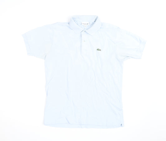 Lacoste Men's Blue Classic Fit Cotton Polo Shirt Size M