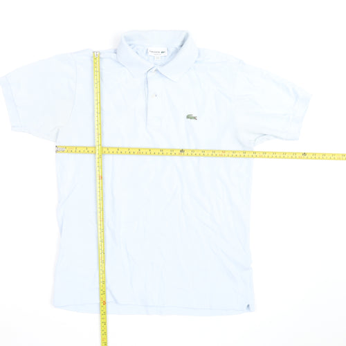 Lacoste Men's Blue Classic Fit Cotton Polo Shirt Size M