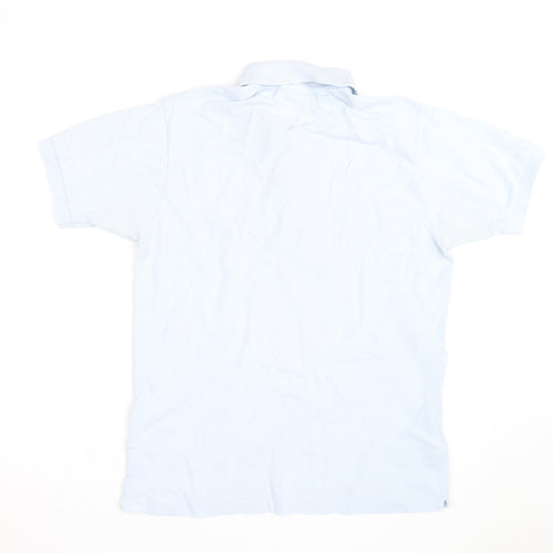 Lacoste Men's Blue Classic Fit Cotton Polo Shirt Size M
