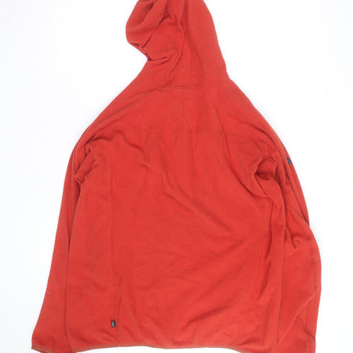Mountain Equipment Men's Red Full Zip Fleece Hoodie XL Outdoor