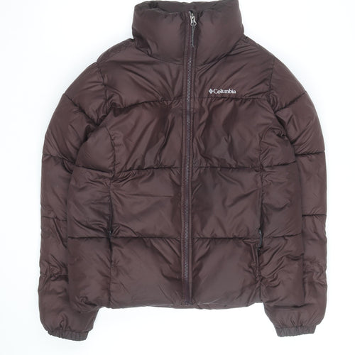 Columbia Men's Brown Puffer Jacket Size M Insulated Winter Coat