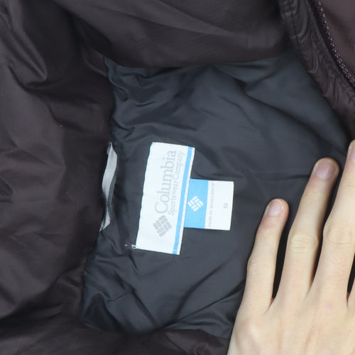 Columbia Men's Brown Puffer Jacket Size M Insulated Winter Coat