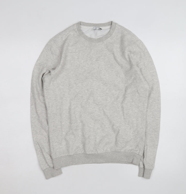 Reiss Men's Grey XS Crew Neck Pullover Sweatshirt