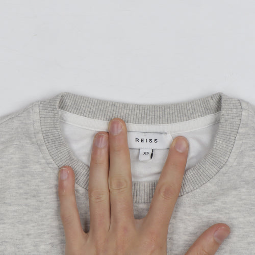 Reiss Men's Grey XS Crew Neck Pullover Sweatshirt