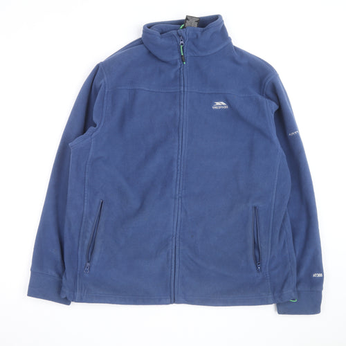 Trespass Men's Blue Fleece Full Zip Jacket Size L Regular Fit