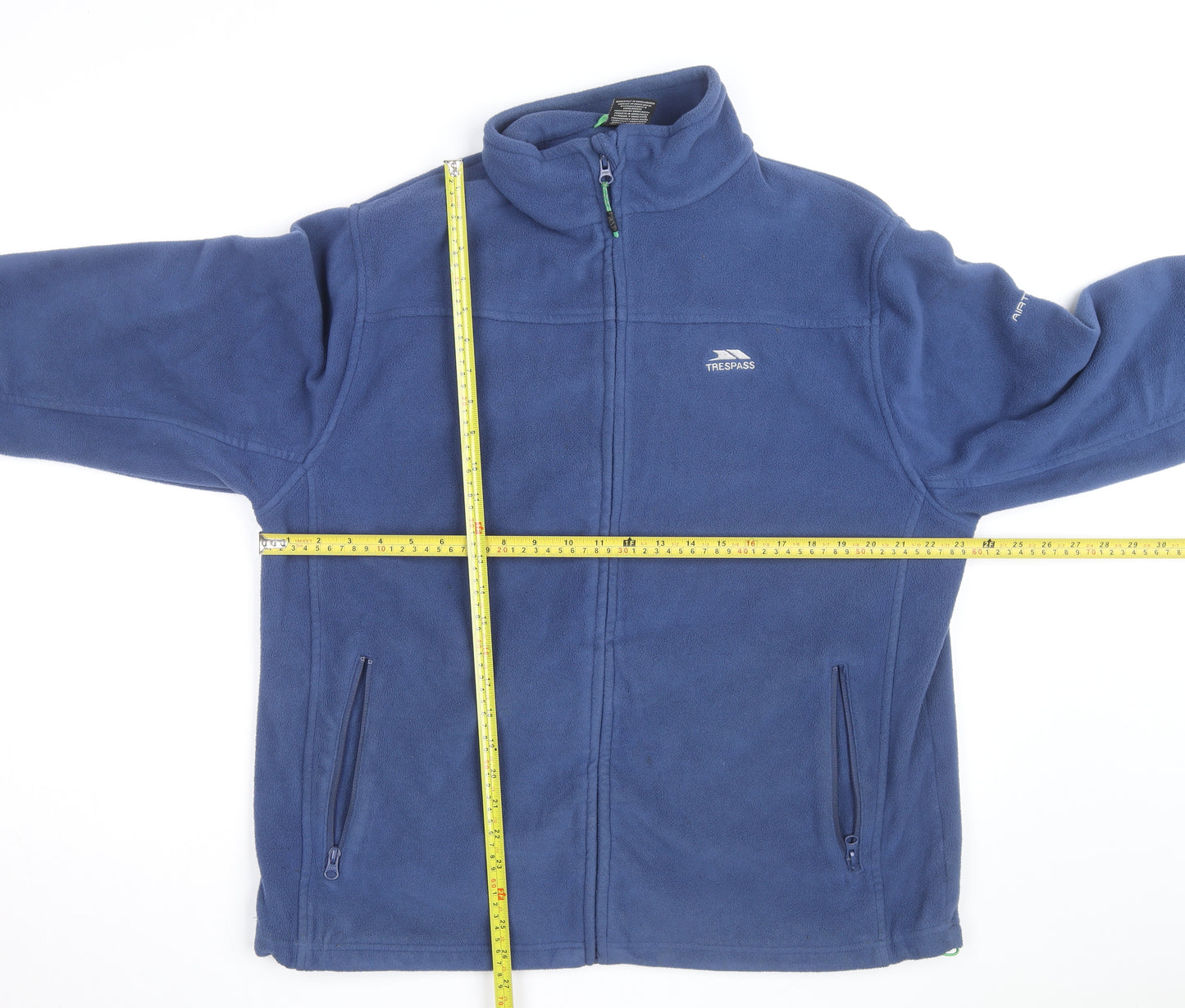 Trespass Men's Blue Fleece Full Zip Jacket Size L Regular Fit