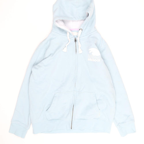 Saltrock Women's Blue Full Zip Hoodie Size M Cotton Blend