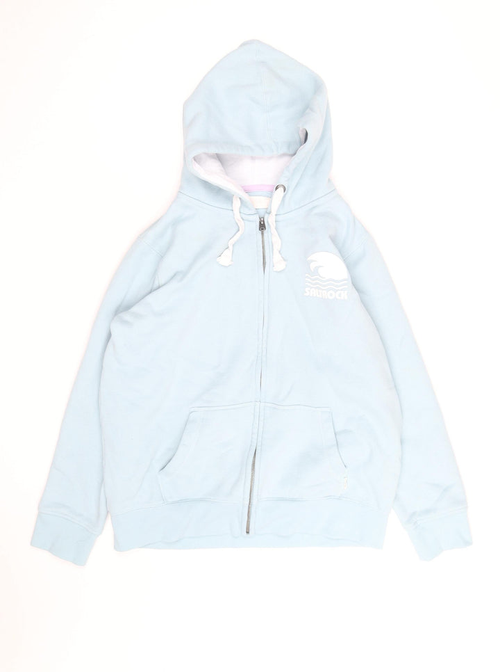 Saltrock Women's Blue Full Zip Hoodie Size M Cotton Blend