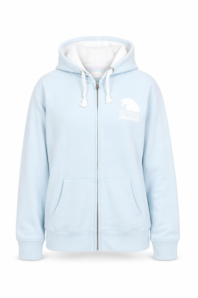 Saltrock Women's Blue Full Zip Hoodie Size M Cotton Blend