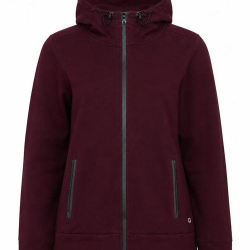 GapFit Women’s Burgundy Full Zip Hoodie M Cotton Blend