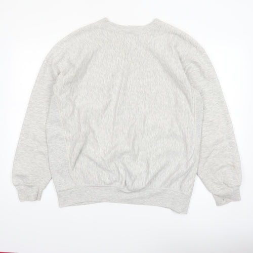 Champion Mens Grey XL Pullover Sweatshirt RAMS Logo Vintage
