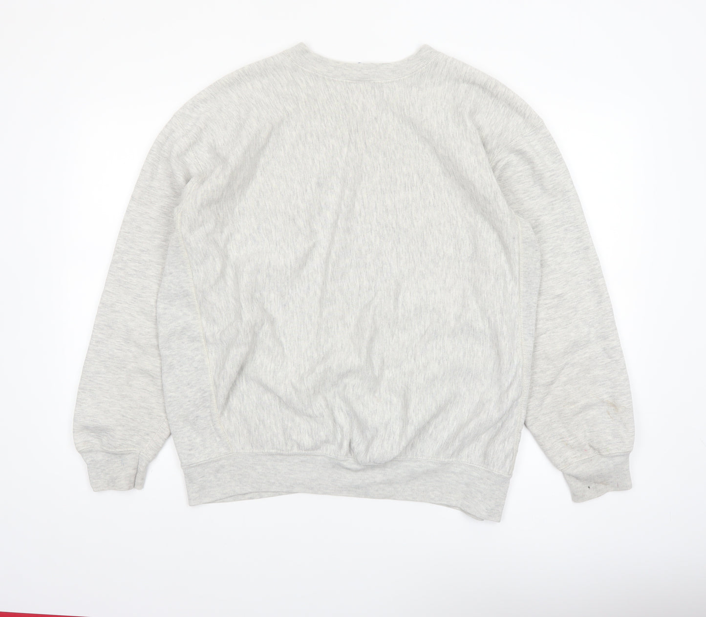 Champion Mens Grey XL Pullover Sweatshirt RAMS Logo Vintage