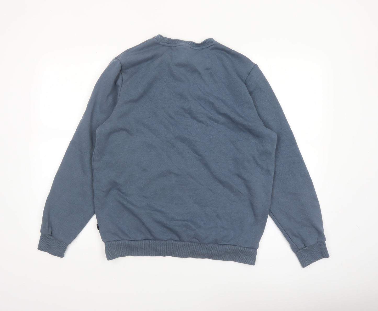 Puma Men's Blue Crew Neck Pullover Sweatshirt Size M