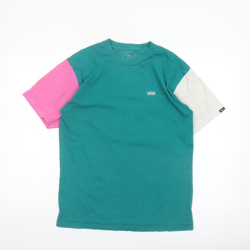 Vans Men's Multicoloured Classic Fit Cotton T-Shirt Medium