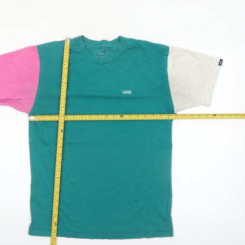 Vans Men's Multicoloured Classic Fit Cotton T-Shirt Medium