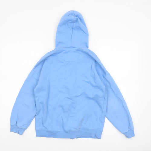 Marks and Spencer Boys Blue Full Zip Hoodie 11-12 Years Cotton Blend