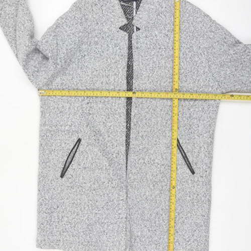 Marks and Spencer Women's Grey Mid-Length Overcoat Size 16