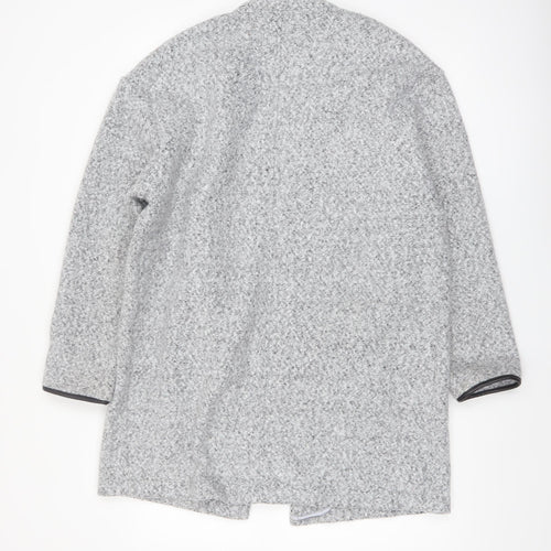Marks and Spencer Women's Grey Mid-Length Overcoat Size 16