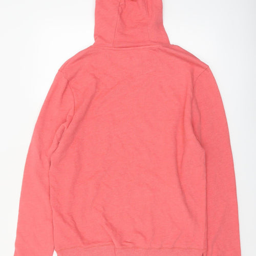 Mr. Blue Sky Men's Pink Pullover Hoodie M Graphic Surf Design