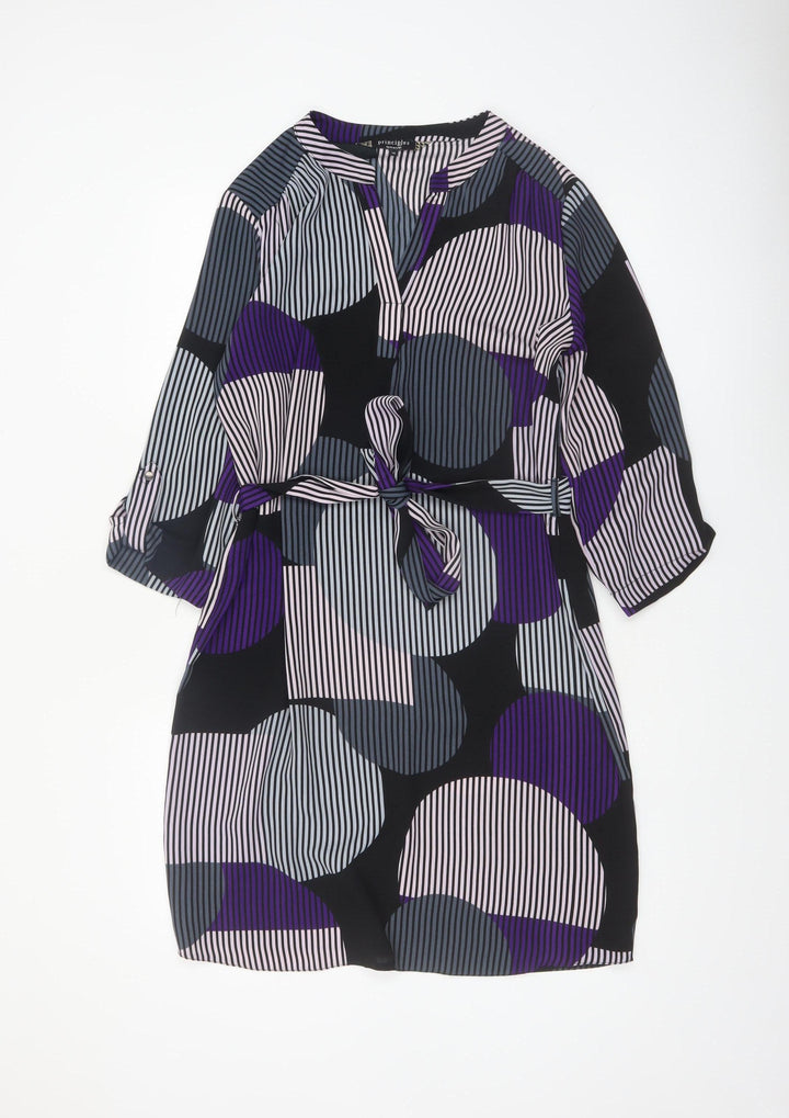 Principles by Ben de Lisi Women’s Multicoloured Geometric Shift Dress Size 14