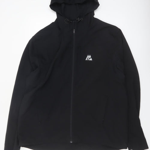 Montirex Men's Black 2XL Softshell Hooded Jacket