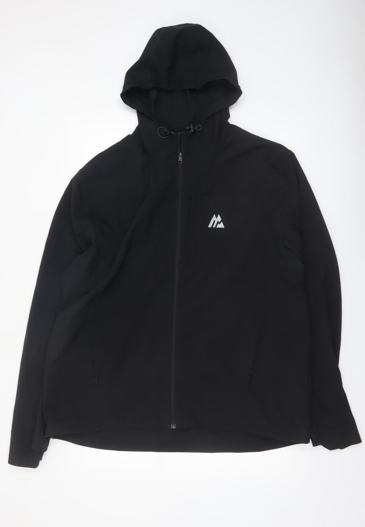 Montirex Men's Black 2XL Softshell Hooded Jacket