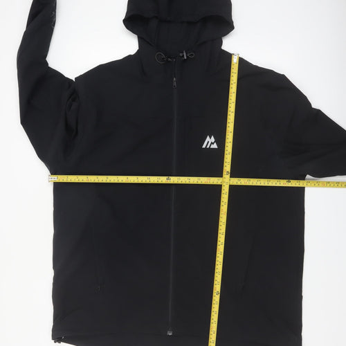 Montirex Men's Black 2XL Softshell Hooded Jacket