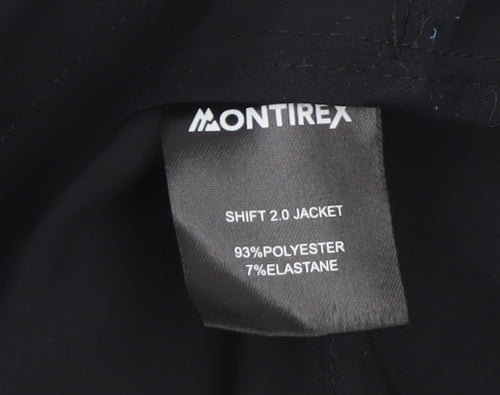 Montirex Men's Black 2XL Softshell Hooded Jacket