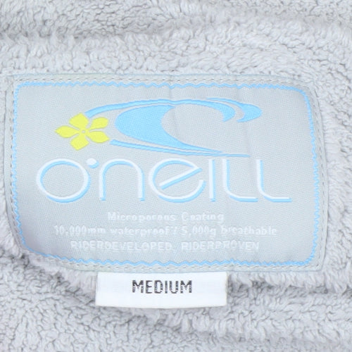 O'Neill Women's Brown Ski Jacket M Hooded Waterproof Winter Coat
