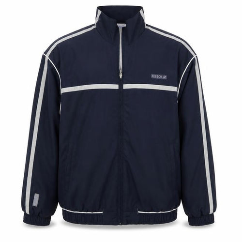 Reebok Men’s Blue XL Sports Full Zip Reflective Jacket