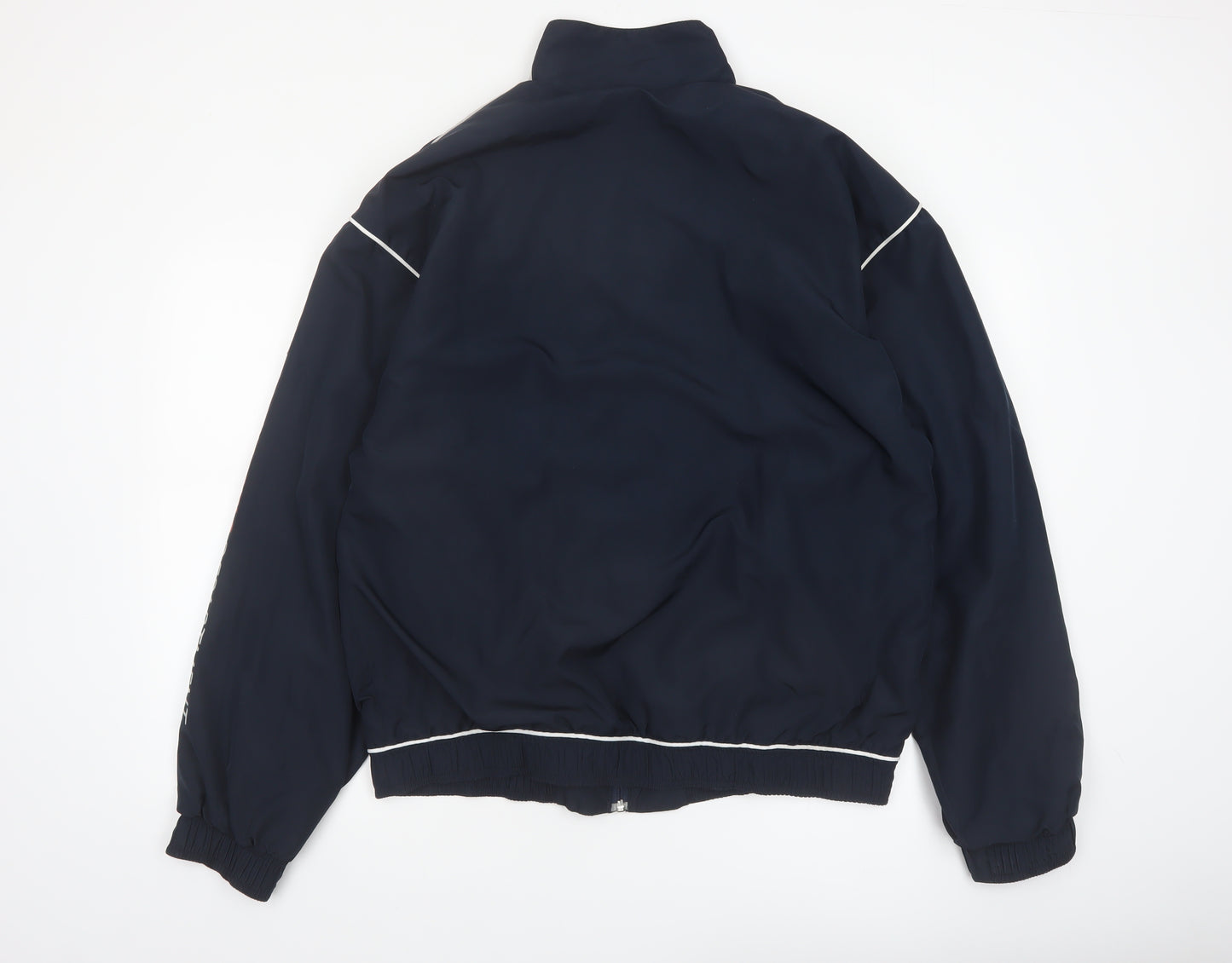 Reebok Men’s Blue XL Sports Full Zip Reflective Jacket