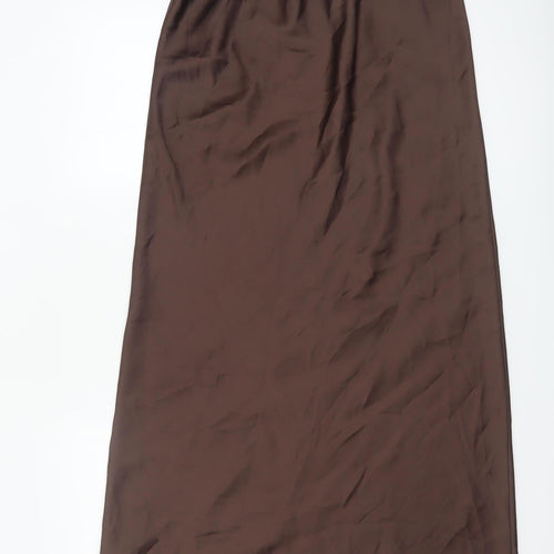 Wednesday's Girl Women's Brown Size 12 Midi Straight Skirt