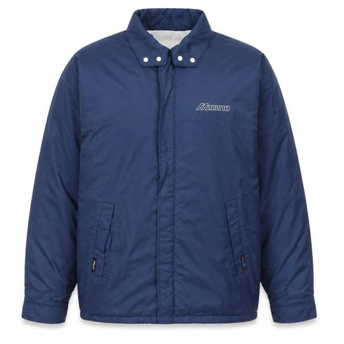 Mizuno Men's Blue Medium Windbreaker Nylon Jacket