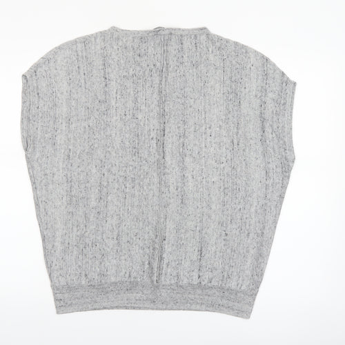 Mint Velvet Women's Grey Crew Neck Pullover Jumper Size L