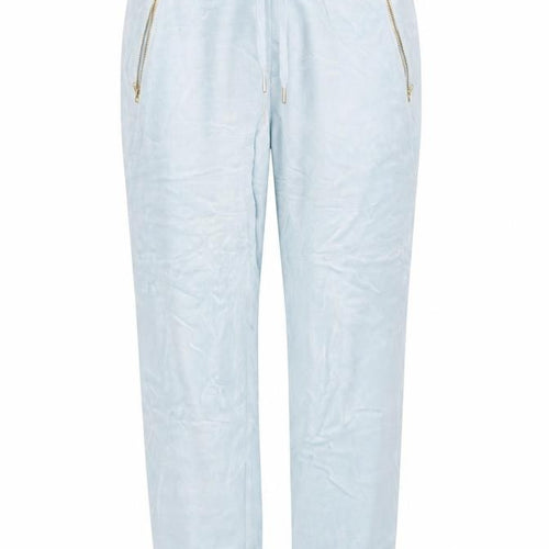 Juicy Couture Women's Blue Velour Jogger Trousers XS
