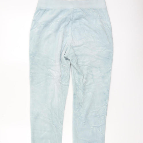 Juicy Couture Women's Blue Velour Jogger Trousers XS
