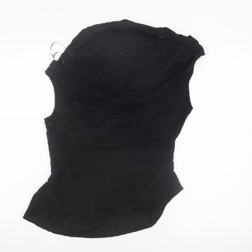 Marks and Spencer Women’s Black Lyocell Tunic Blouse Size 12