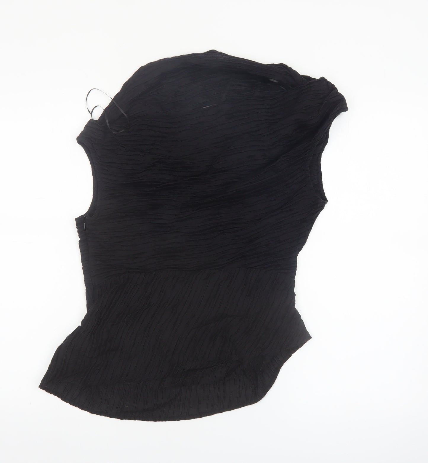 Marks and Spencer Women’s Black Lyocell Tunic Blouse Size 12