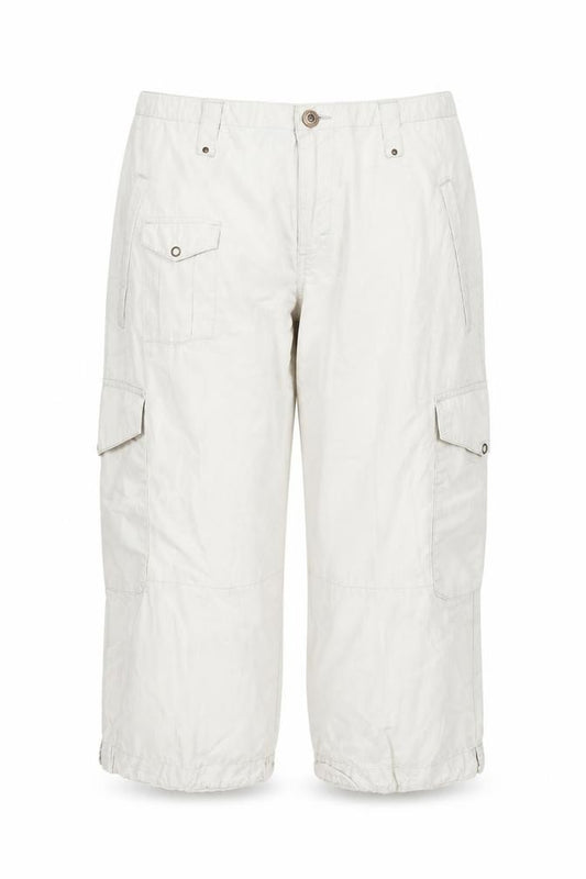 CAT Women’s Ivory Cargo Shorts Size 14 Cotton Lightweight Outdoor