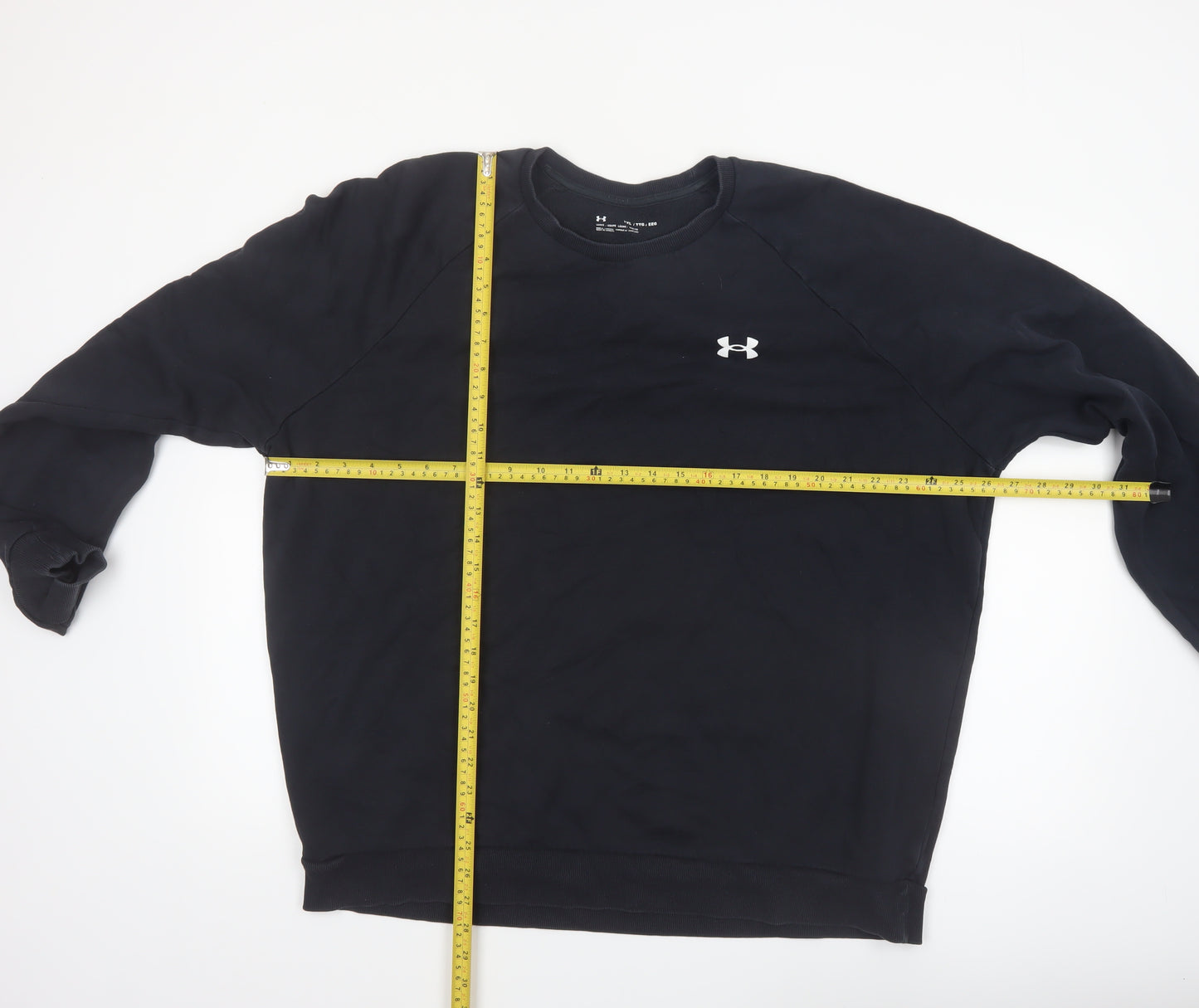 Under Armour Men Black 2XL Pullover Fleece Sweatshirt