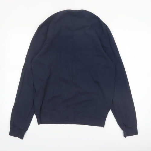 Barbour Beacon Men's Blue Cotton Pullover Sweatshirt Size S