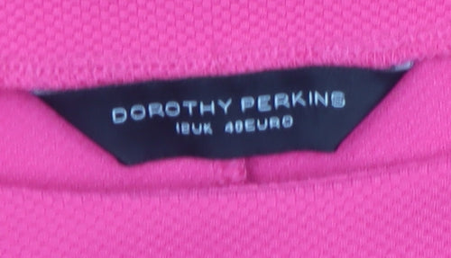 Dorothy Perkins Women’s Pink Bodycon Knee Length Dress Size 18