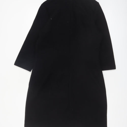 Boden Women’s Black Shift Dress Size 14 Workwear 3/4 Sleeve