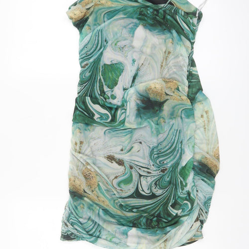 Select Women’s Multicoloured Bodycon Dress Size 12 Sleeveless Summer Party