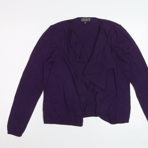 Marks and Spencer Per Una Women's Purple Cardigan Size 12 Lightweight Knit