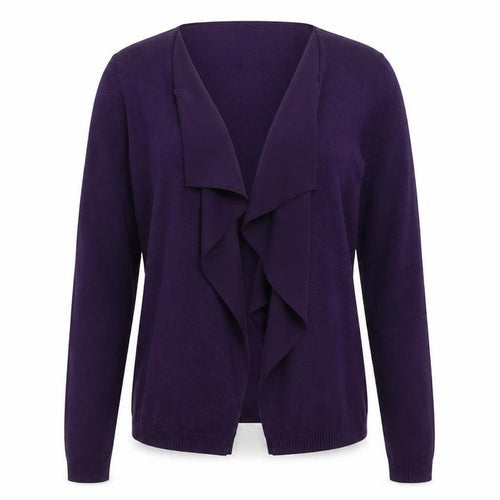 Marks and Spencer Per Una Women's Purple Cardigan Size 12 Lightweight Knit