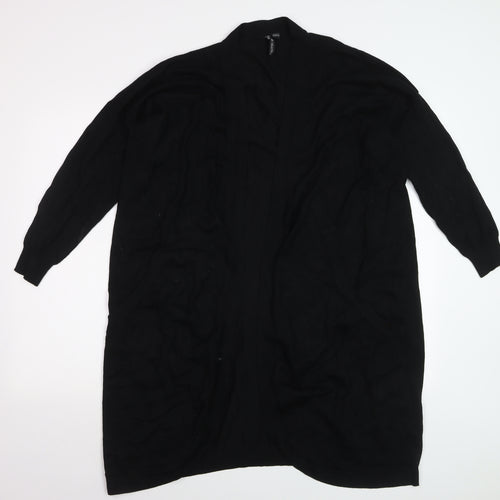 Capsule Women Black Long Sleeve Open Cardigan Size 24/26