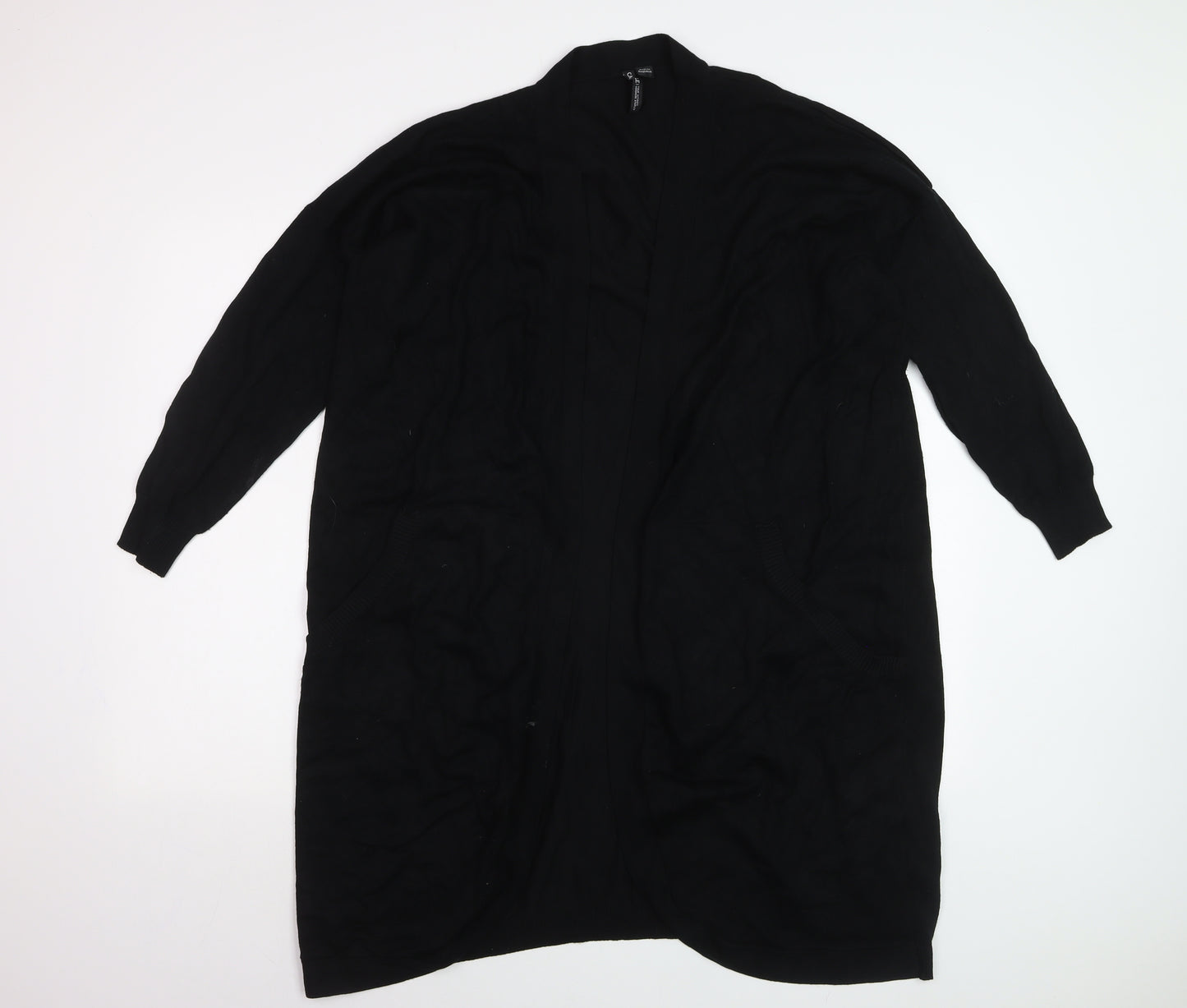 Capsule Women Black Long Sleeve Open Cardigan Size 24/26